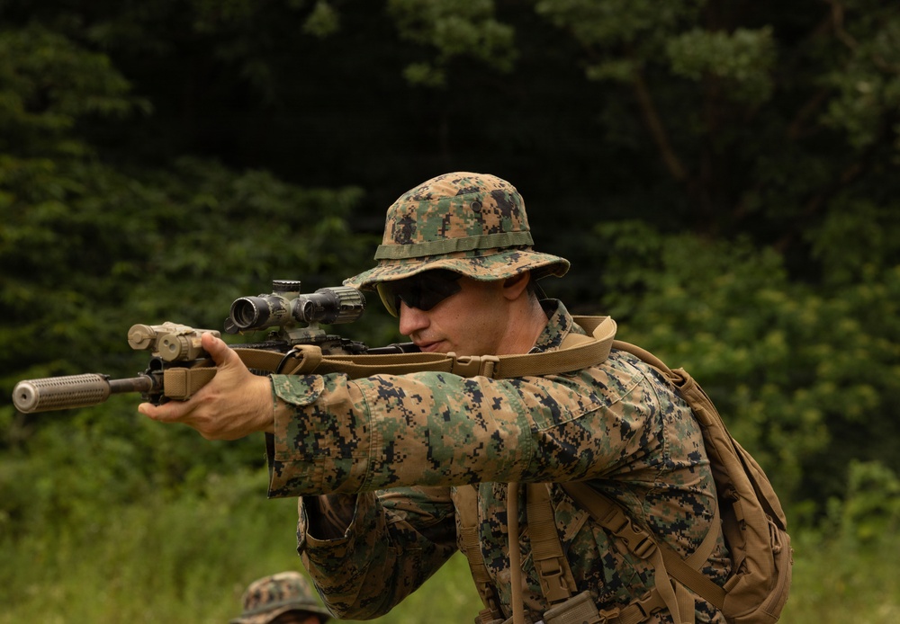 U.S. Marines Conduct Bilateral Patrolling During KMEP 26.2