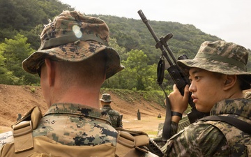 U.S. Marines Conduct Bilateral Marksmanship Skills During KMEP 26.2