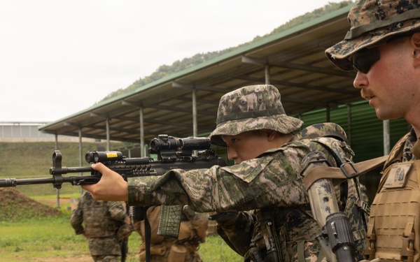 U.S. Marines Conduct Bilateral Marksmanship Skills During KMEP 26.2