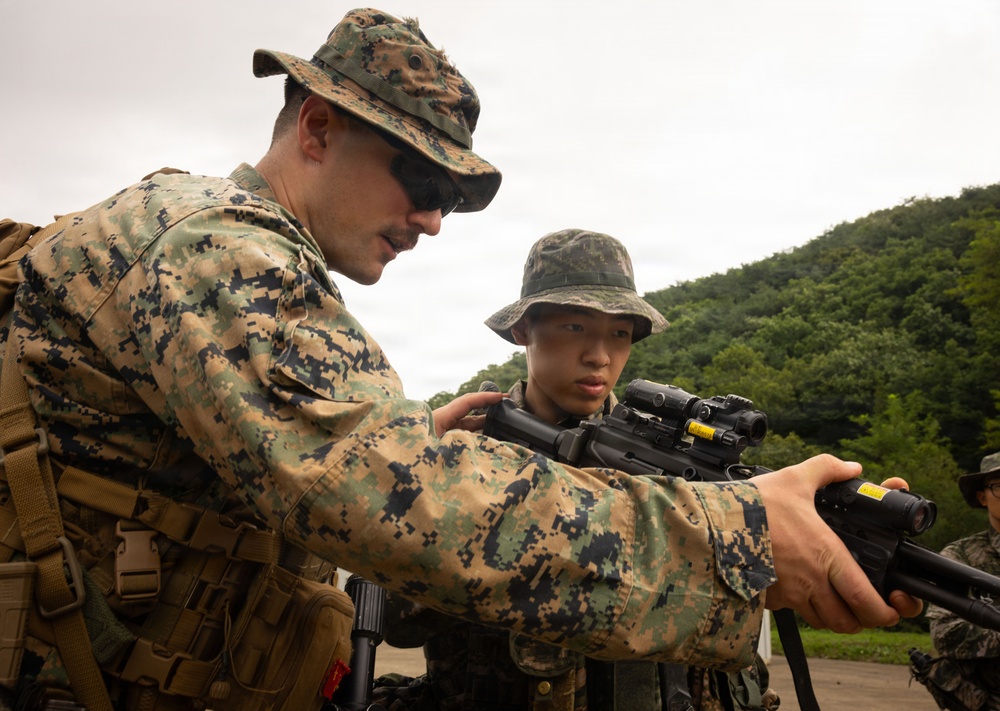 U.S. Marines Conduct Bilateral Marksmanship Skills During KMEP 26.2