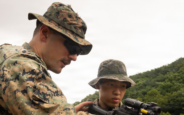 U.S. Marines Conduct Bilateral Marksmenship Skills During KMEP 26.2