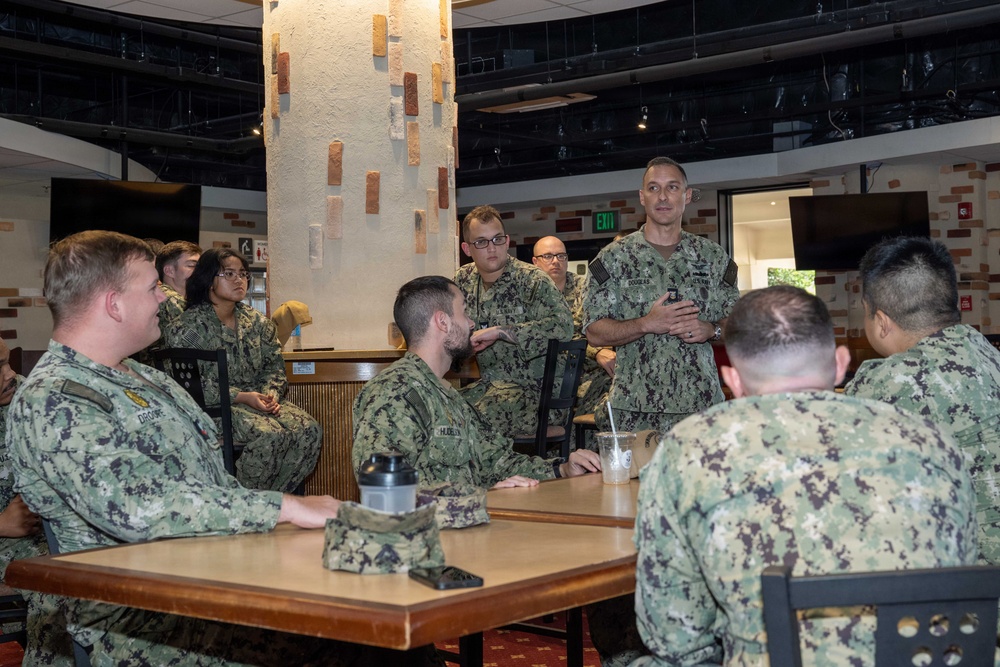 C7F CMC Jeremy Douglas visits White Beach Naval Facility, Okinawa, Japan