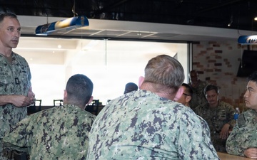 C7F CMC Jeremy Douglas visits White Beach Naval Facility, Okinawa, Japan