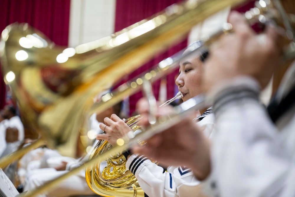 USS Dewey (DDG 105) holds change of command ceremony on Commander, Fleet Activities Yokosuka, Japan