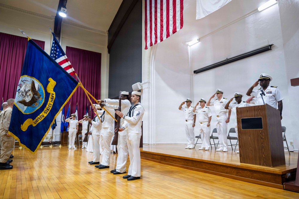 USS Dewey (DDG 105) holds change of command ceremony on Commander, Fleet Activities Yokosuka, Japan