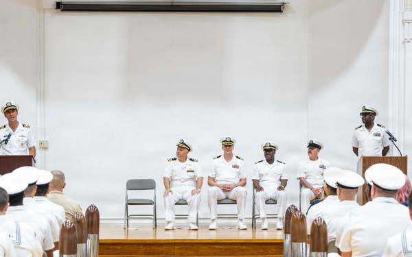 USS Dewey (DDG 105) holds change of command ceremony on Commander, Fleet Activities Yokosuka, Japan