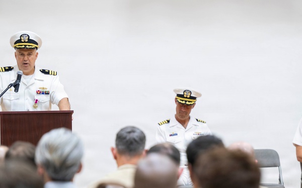 USS Dewey (DDG 105) holds change of command ceremony on Commander, Fleet Activities Yokosuka, Japan
