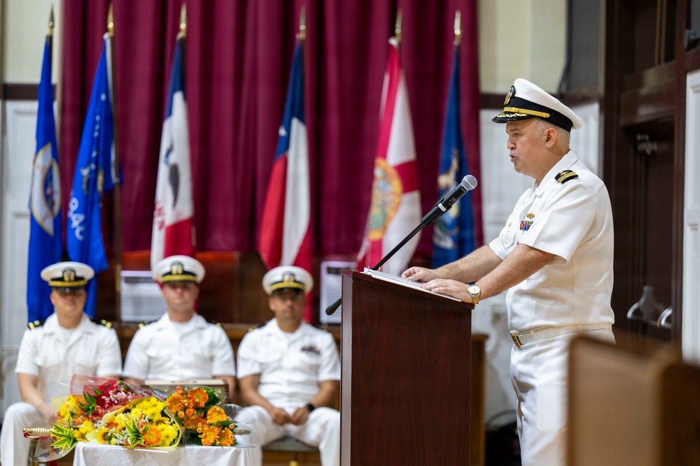 USS Dewey (DDG 105) holds change of command ceremony on Commander, Fleet Activities Yokosuka, Japan
