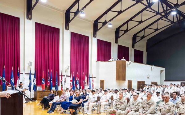 USS Dewey (DDG 105) holds change of command ceremony on Commander, Fleet Activities Yokosuka, Japan
