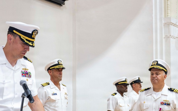 USS Dewey (DDG 105) holds change of command ceremony on Commander, Fleet Activities Yokosuka, Japan