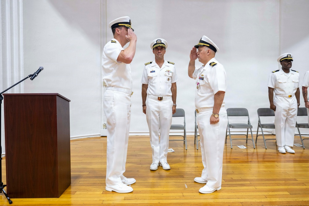 USS Dewey (DDG 105) holds change of command ceremony on Commander, Fleet Activities Yokosuka, Japan
