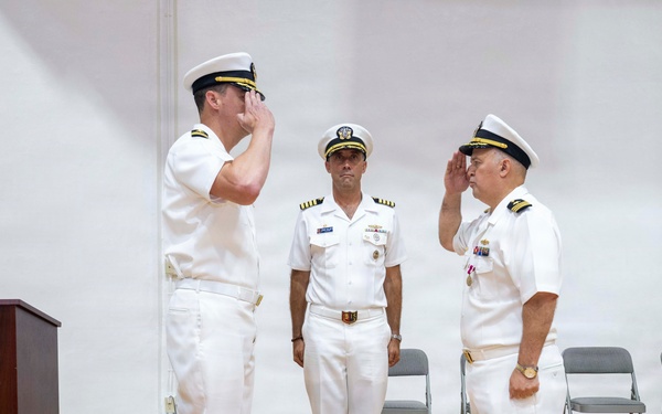 USS Dewey (DDG 105) holds change of command ceremony on Commander, Fleet Activities Yokosuka, Japan