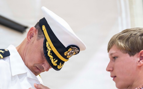 USS Dewey (DDG 105) holds change of command ceremony on Commander, Fleet Activities Yokosuka, Japan