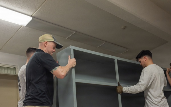 Camp Blaz Marines Help Finegayan Elementary Prepare for Back to School
