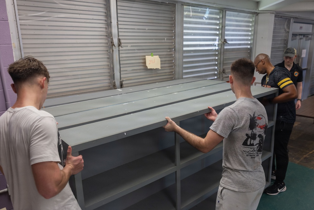 Camp Blaz Marines Help Finegayan Elementary Prepare for Back to School