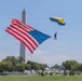 Navy Parachute Team Demonstration at Freedom 250 celebration in Washington, D.C