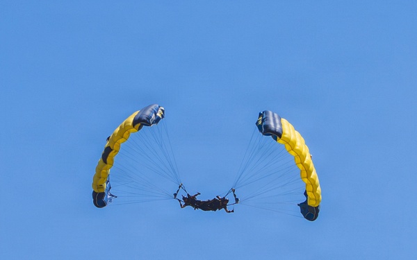 Navy Parachute Team Demonstration at Freedom 250 celebration in Washington, D.C