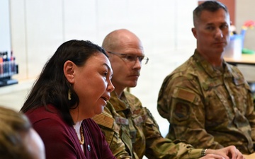 ALCOM and 11th Airborne commanders meet with Nome community leaders