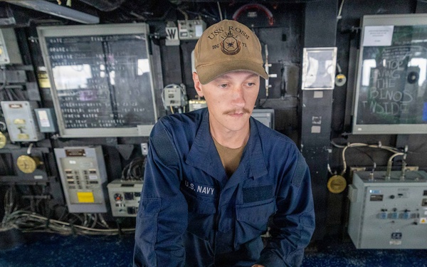 Bridge Operations Aboard USS Ross