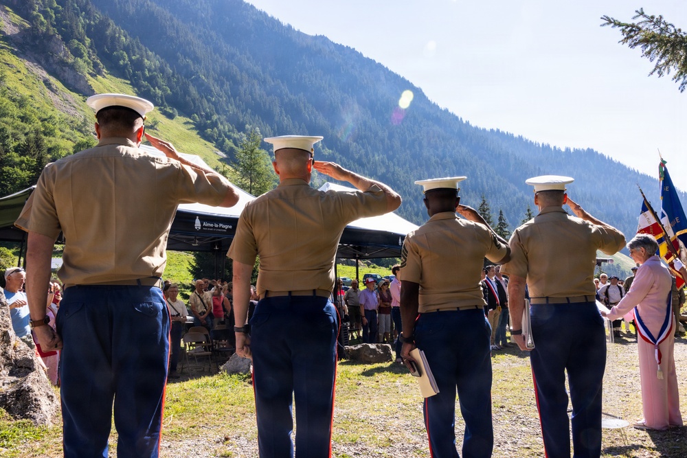 MARFOREUR/AF honors Marines who fought in France during WWII