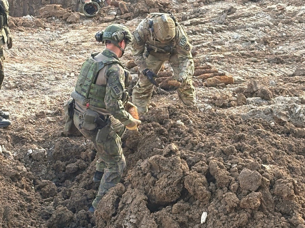 Boom over Bondsteel: KFOR EOD response disposes of stockpiled ordnance