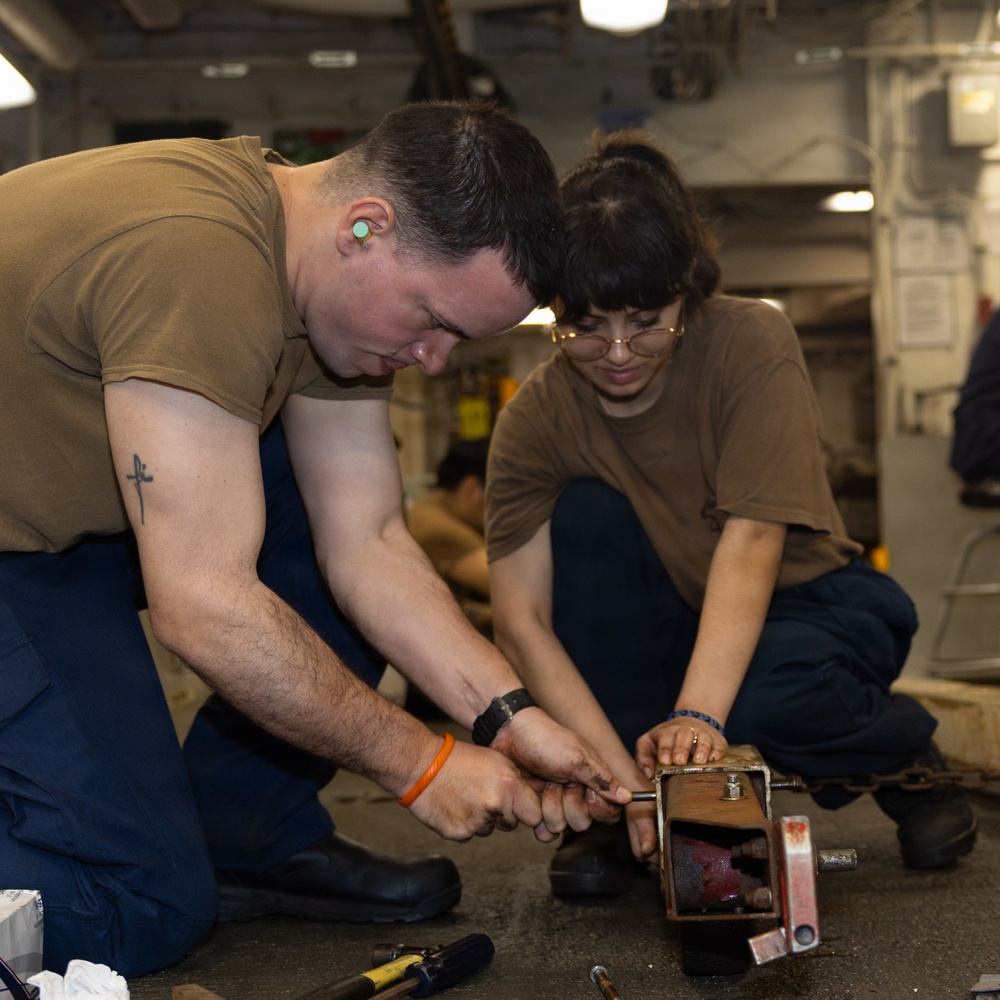 USS George H.W. Bush Conducts Daily Operations