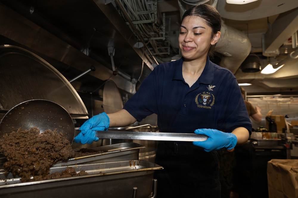 USS George H.W. Bush Conducts Daily Operations