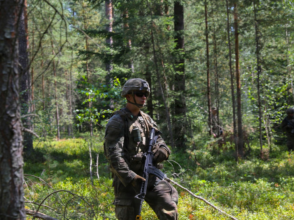 USAREUR-AF Best Squad Competition patrol lane
