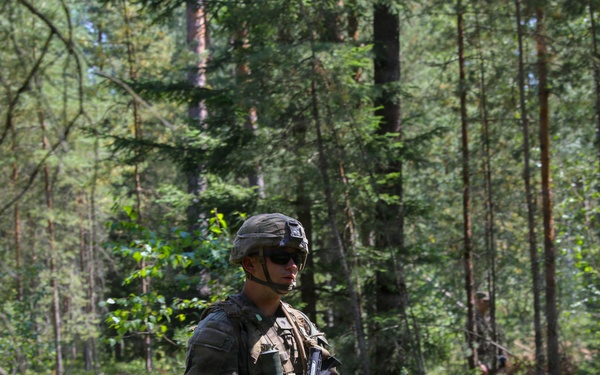 USAREUR-AF Best Squad Competition patrol lane