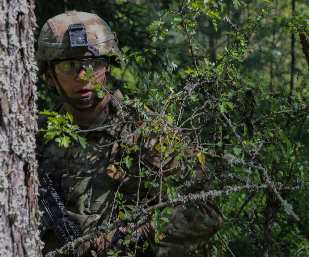 USAREUR-AF Best Squad Competition patrol lane