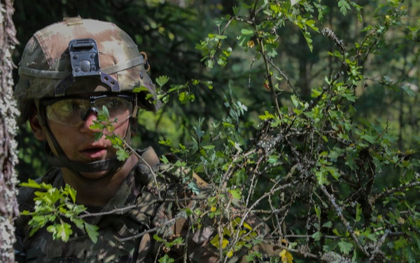 USAREUR-AF Best Squad Competition patrol lane