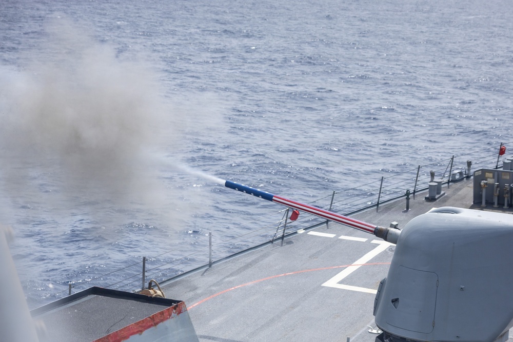 USS John Paul Jones Conducts Live-Fire Exercises
