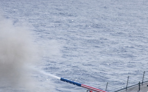 USS John Paul Jones Conducts Live-Fire Exercises