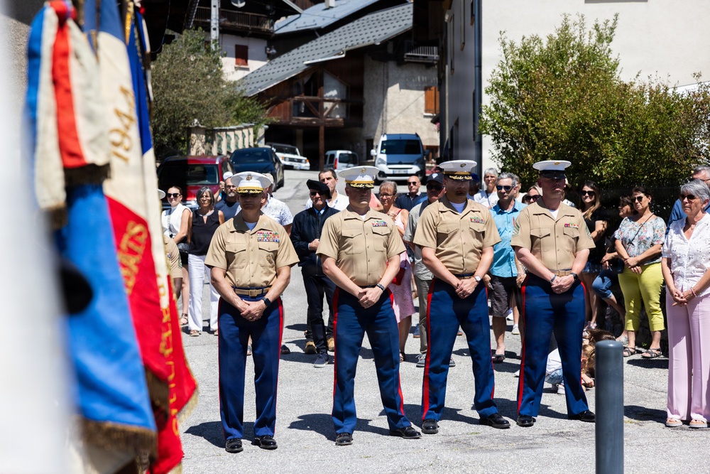 MARFOREUR/AF honors Marines who fought in France during WWII