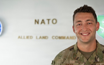 425th ABS Airman strengthens security partnerships at NATO LANDCOM Headquarters