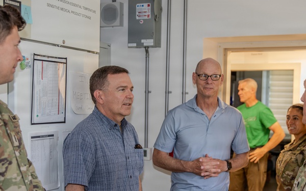 68th Theater Medical Command visits Medical Company (Area Support) in Powidz