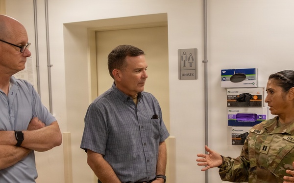 68th Theater Medical Command visits Medical Company (Area Support) in Powidz