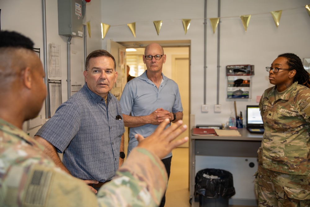 68th Theater Medical Command visits Medical Company (Area Support) in Powidz