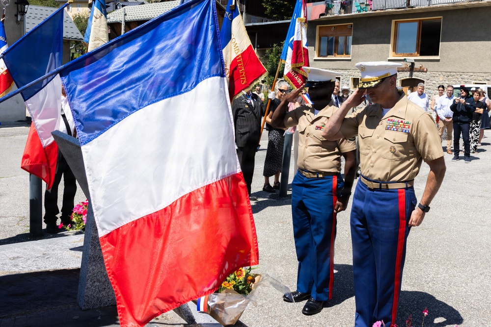 MARFOREUR/AF honors Marines who fought in France during WWII