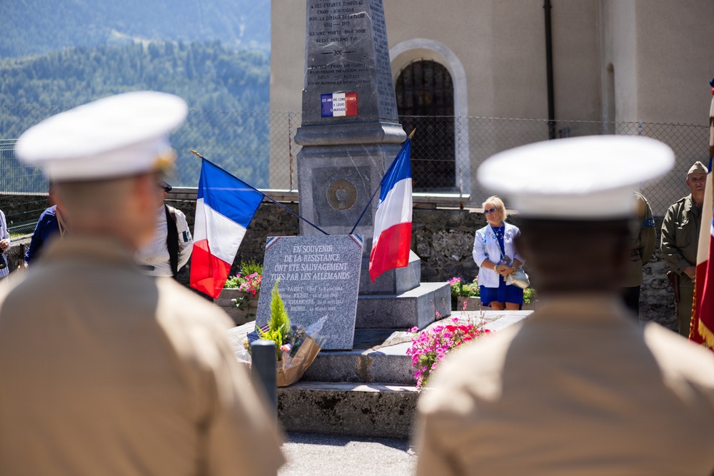 MARFOREUR/AF honors Marines who fought in France during WWII