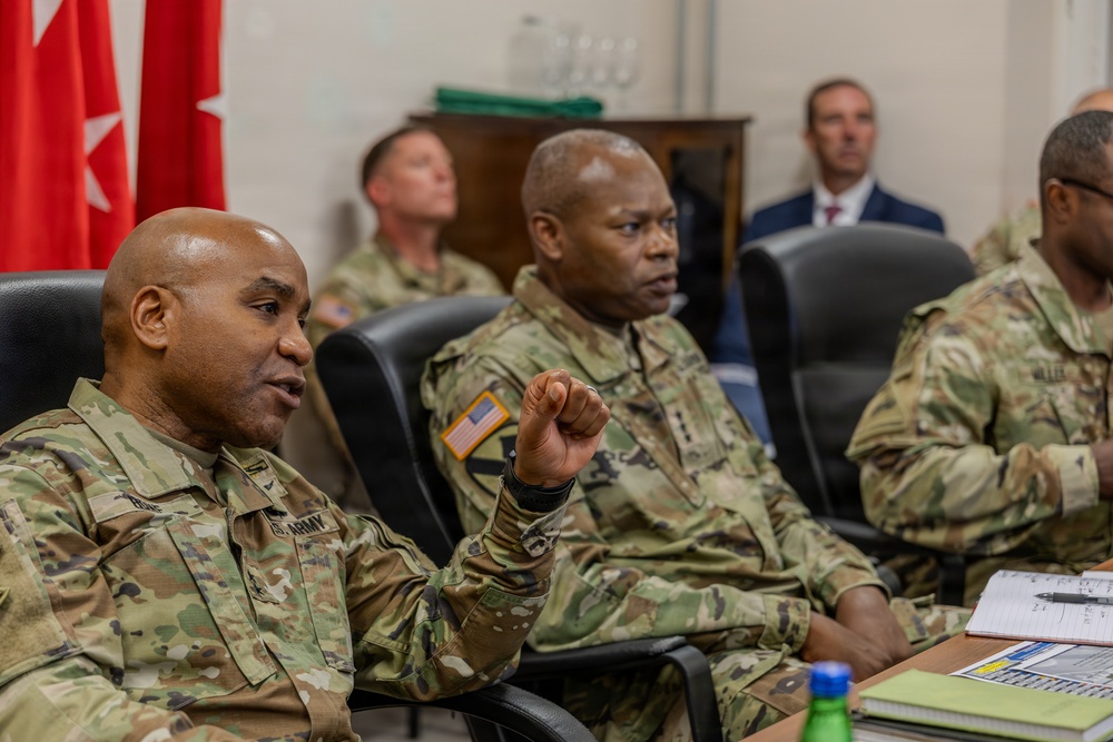 Task Force Danger Hosts IMCOM Commanding General During Poland Visit