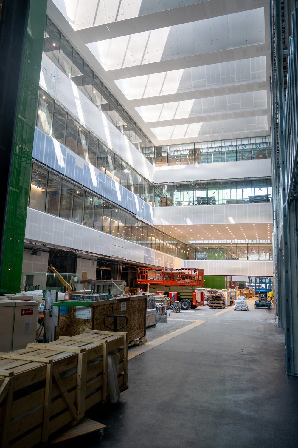 Construction continues on the Louisville Medical Center July 29, 2026