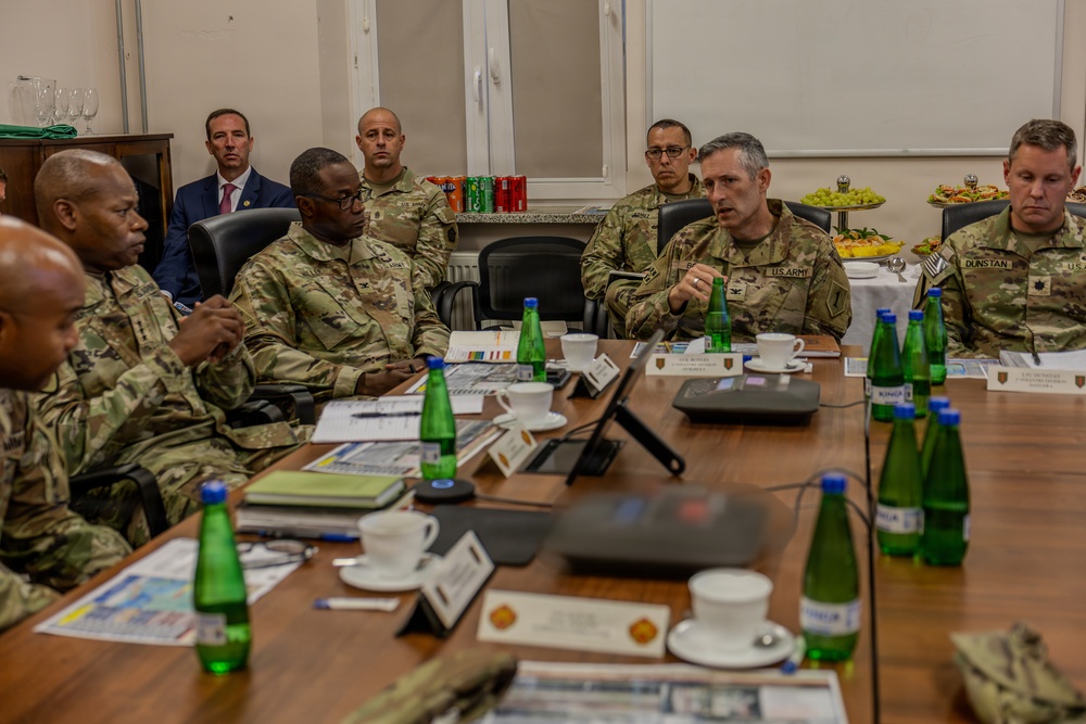 Task Force Danger Hosts IMCOM Commanding General During Poland Visit
