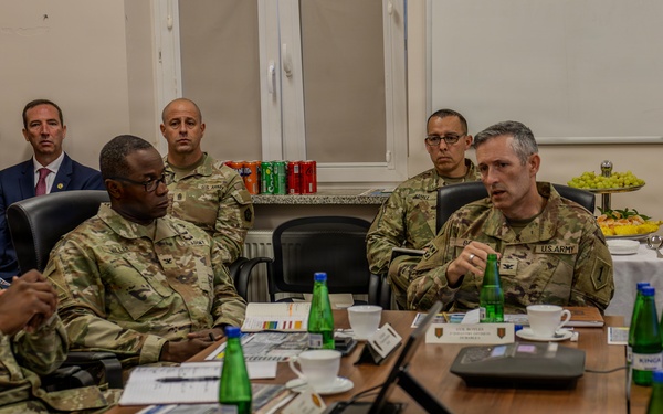 Task Force Danger Hosts IMCOM Commanding General During Poland Visit