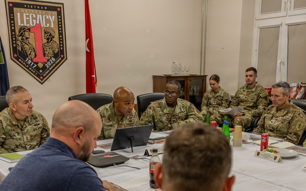 Senior Leader Engagement: 1st Infantry Division and 21st Theater Sustainment Command