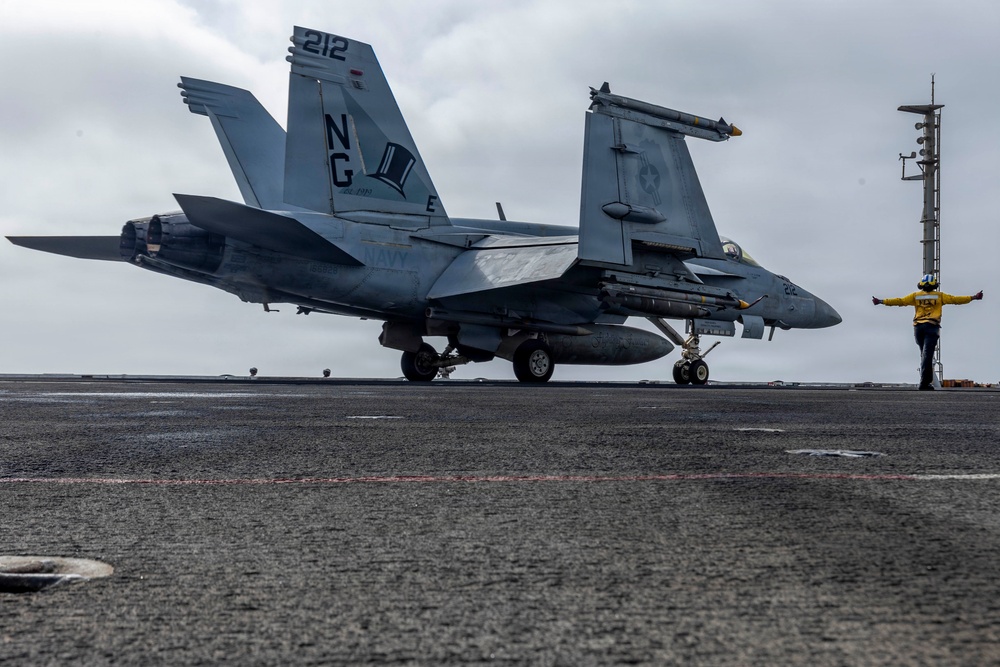 Abraham Lincoln Conducts Flight Operations