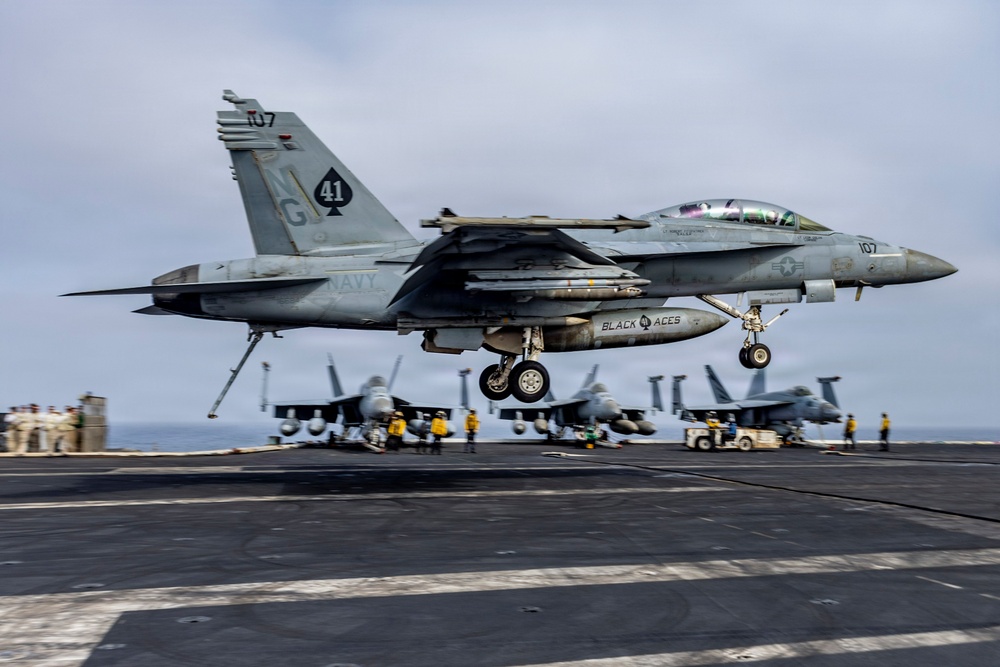 Abraham Lincoln Conducts Flight Operations