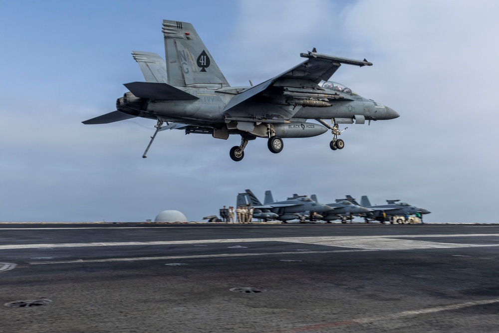 Abraham Lincoln Conducts Flight Operations