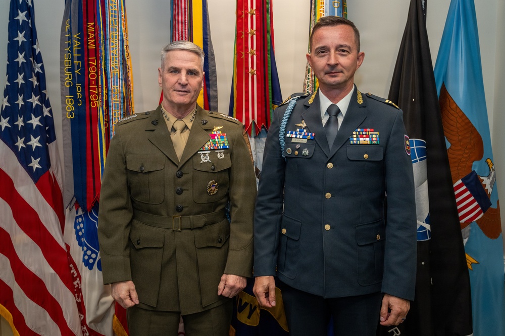 VCJCS Gen. Christopher Mahoney with MG Boštjan Močnik, Slovenian CHOD