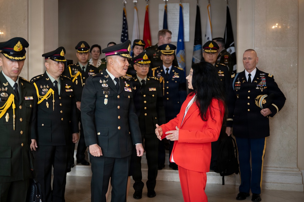 Permanent Secretary of Defense for Thailand Gen. Tharapong Malakam Visits ANC